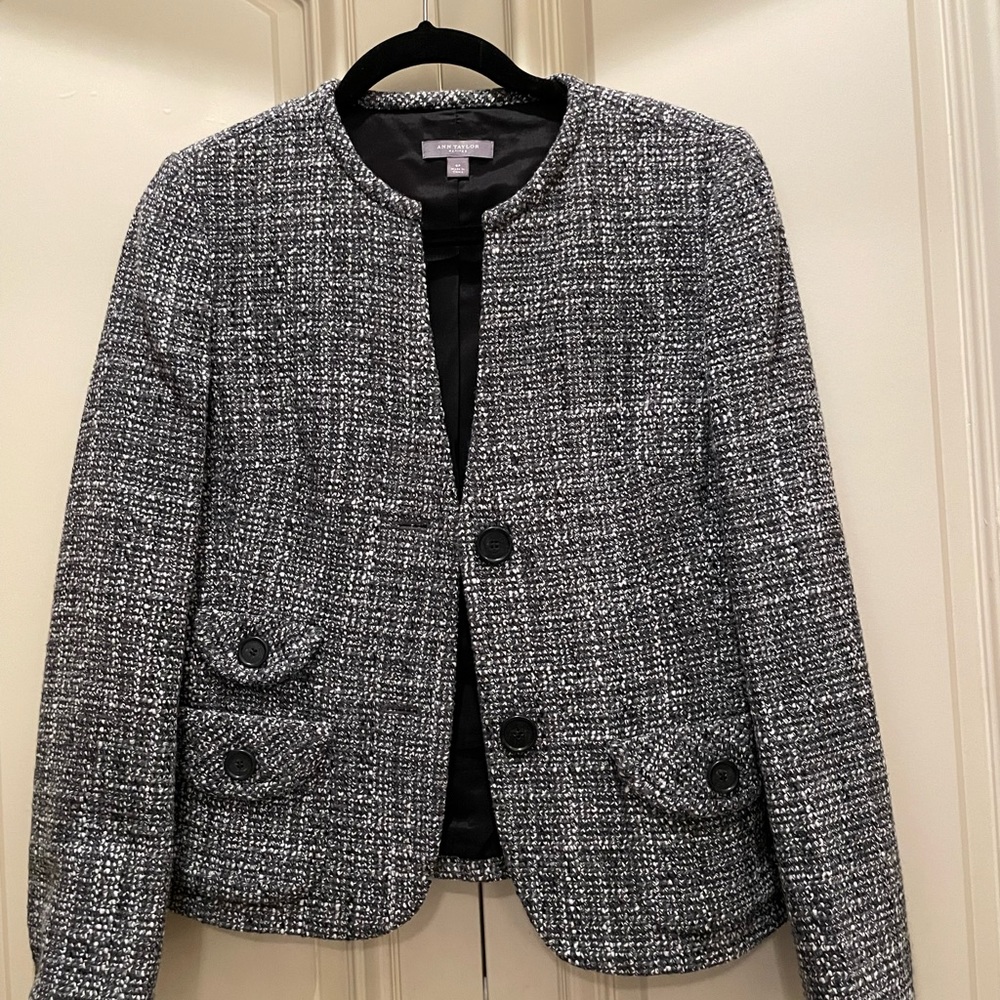 Ann Taylor tweed lady jacket, 6
